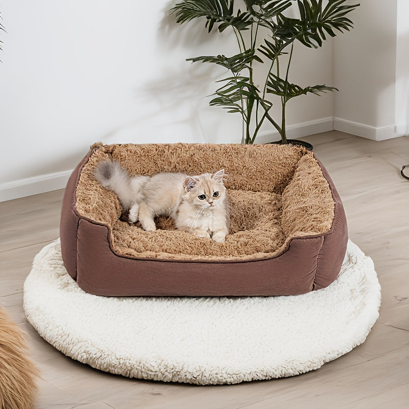 Comfortable And Breathable Pet Sofa, Rectangular Washable And Sturdy Pet Mat, Suitable For Small And Medium-sized Dogs And Cats