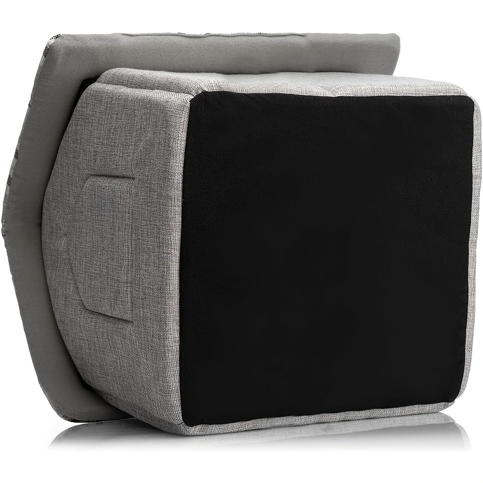Cozy Pet Sleeping House, Warm Cave-Style Bed for Puppies And Cats, Light Grey Winter Nest for Cats, Suitable for All Seasons, Enclosed Kitten Bed with Removable Additions