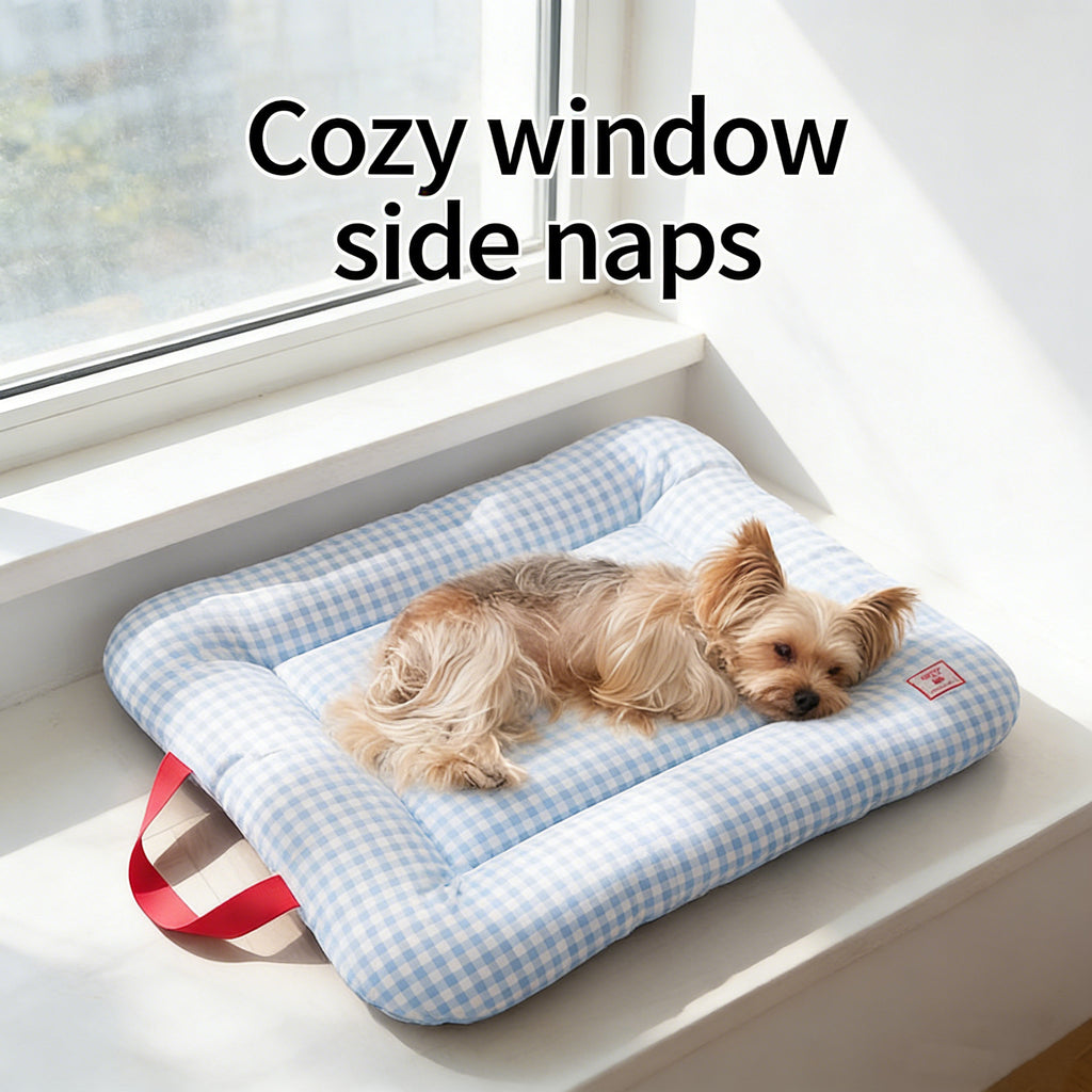 All-Season Universal Pet Bed Mat - Soft, Skin-Friendly, Warm, and Non-Collapsing, Universal Mattress for Dogs and Cats, Portable for Home and Car Use, Comfortable Pet Bedding Supplies