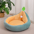 Wholesale Avocado-Shaped Cat Bed & Suitable for Winter Warmth Semi-Enclosed Cat House\u002FDog Bed - Assembly Cozy Sleeping Nest for Pets, Compact Suitable for Cats and Small Dogs, Modern Decor