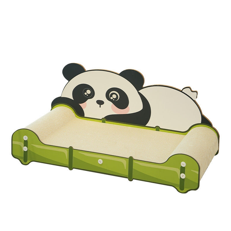 Bear Scratch Lounge Bed Long Lasting Scartching Pads for Indoor Cats Furniture Protector