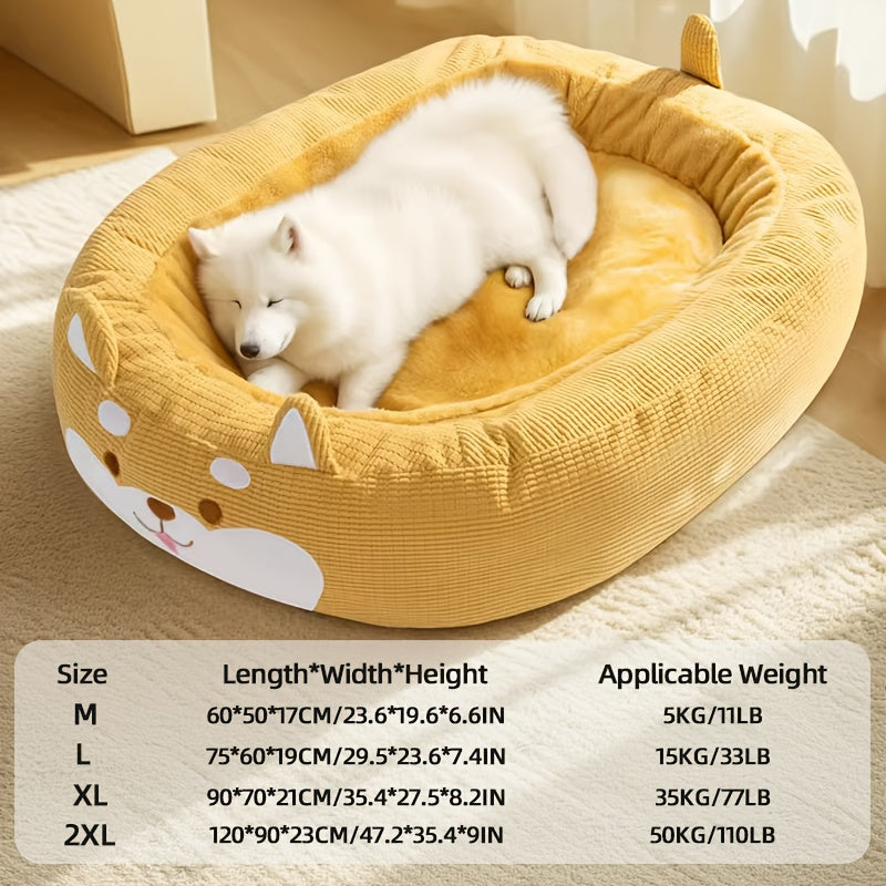 A Universal Dog Bed Suitable for All Seasons, Fully Detachable And Washable, Designed for Large Dogs Such As Golden Retrievers And Labradors, Serving As a Comfortable Sleeping Nest for Dogs