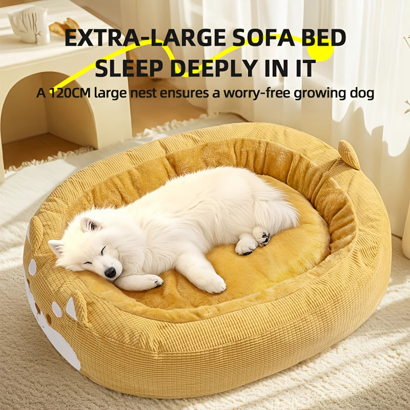 A Universal Dog Bed Suitable for All Seasons, Fully Detachable And Washable, Designed for Large Dogs Such As Golden Retrievers And Labradors, Serving As a Comfortable Sleeping Nest for Dogs