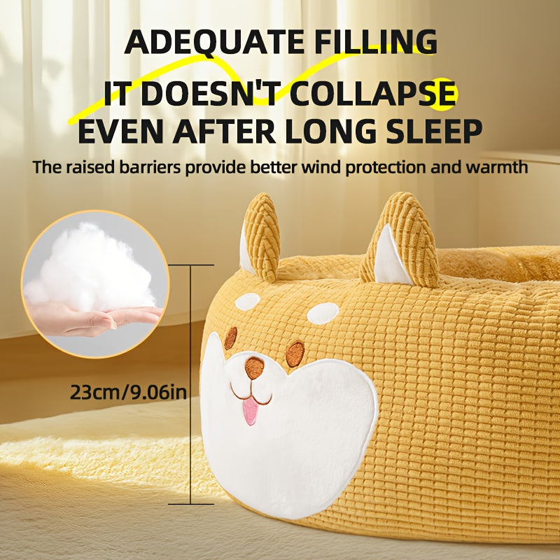 A Universal Dog Bed Suitable for All Seasons, Fully Detachable And Washable, Designed for Large Dogs Such As Golden Retrievers And Labradors, Serving As a Comfortable Sleeping Nest for Dogs