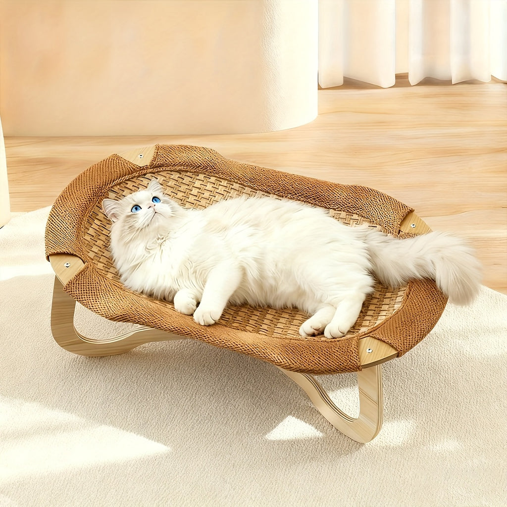 1pc a Stylish Cat Bed Designed for Pets, Ideal for Summer Use. This Cat Hammock Can Be Used in a Cat Nest And Is Both Removable And Washable. It Offers a Cool, Comfortable, And Breathable Environment