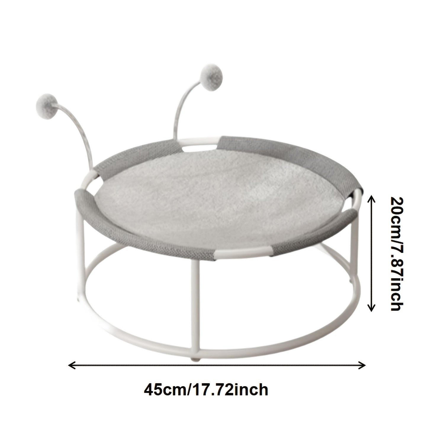 Cat Bed Dog\u002FPet Hammock Bed, Free-Standing Cat Sleeping Cat Supplies, All Seasons  Moisture-Proof Cat Hammock, Pet Supplies, Whole Wash Stable & Round Mesh Soft Breathable Easy Assembly Mesh Fabric Pet Cat Trampoline Indoors Outdoors