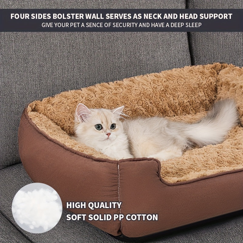 Comfortable And Breathable Pet Sofa, Rectangular Washable And Sturdy Pet Mat, Suitable For Small And Medium-sized Dogs And Cats
