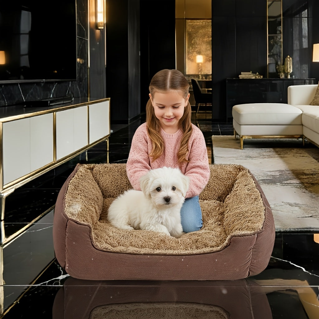 Comfortable And Breathable Pet Sofa, Rectangular Washable And Sturdy Pet Mat, Suitable For Small And Medium-sized Dogs And Cats