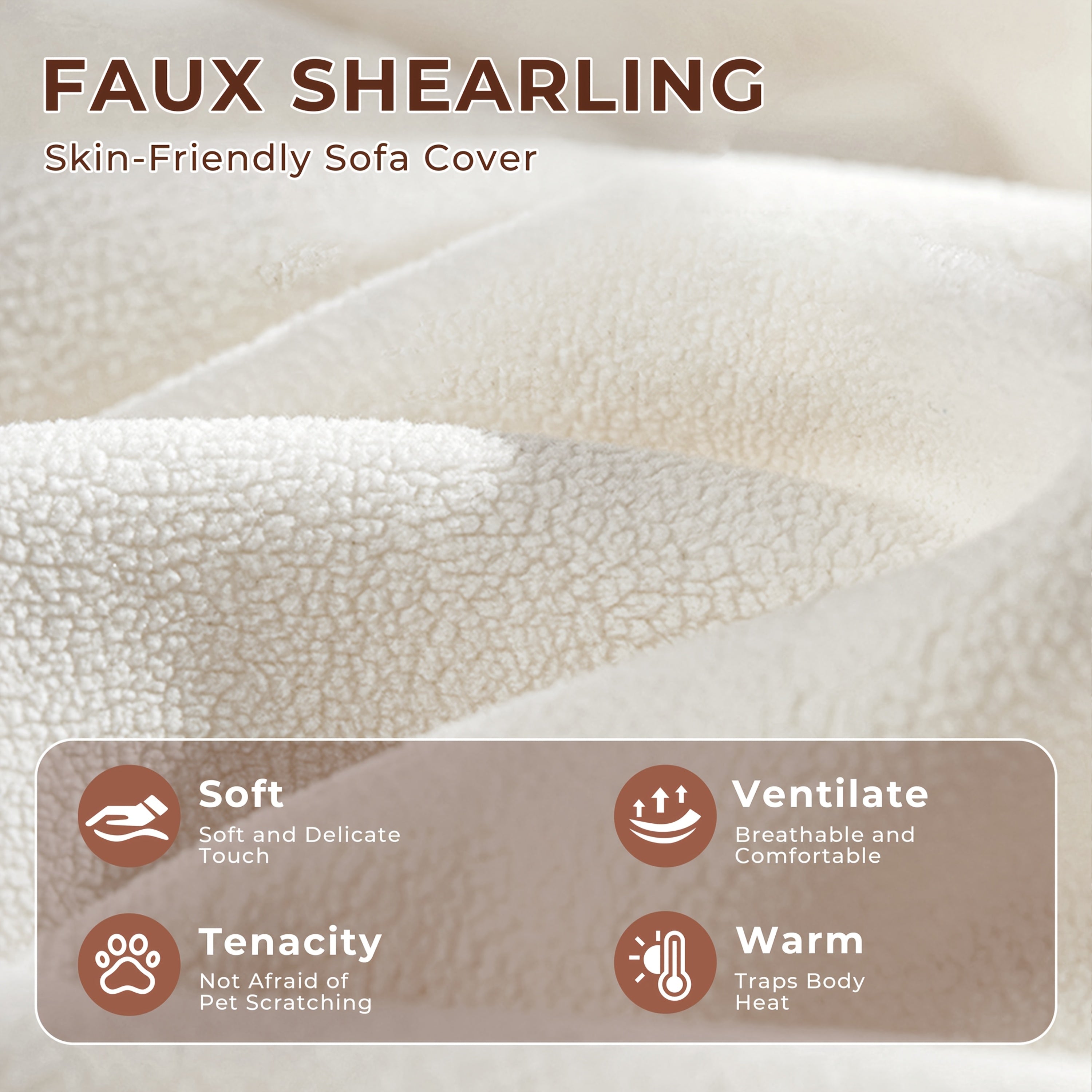 33.9-Inch Faux Pet Bed\u002FSofa with Leather Tag, Ideal for Cats And Dogs Weighing Up to 70 Pounds, Stylish White Cat Sofa Furniture, Perfect for Living Room And Bedroom